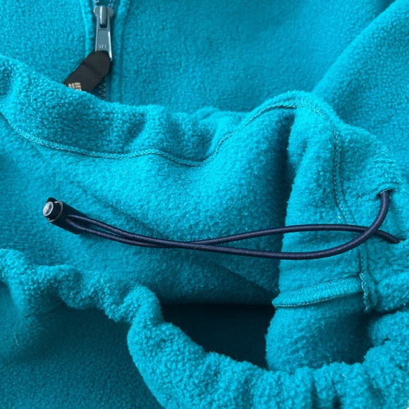 Vintage Columbia Turquoise Fleece Jacket - Picture 3 of 5